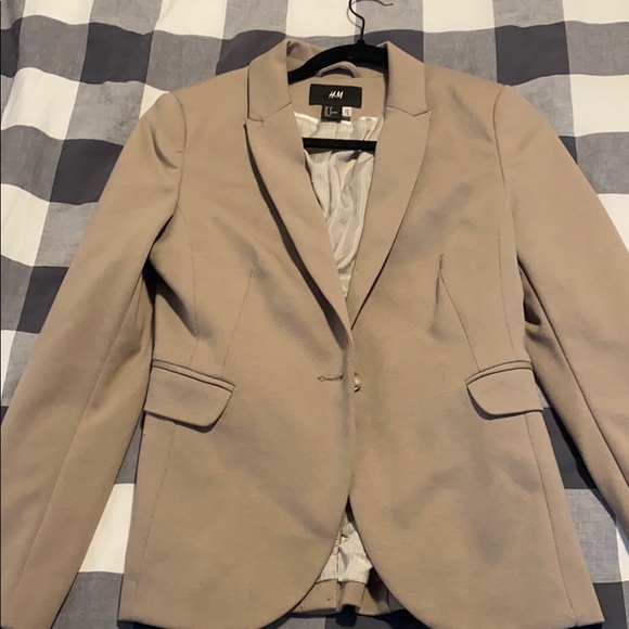 H&m beige womens blazer - Picture 1 of 3